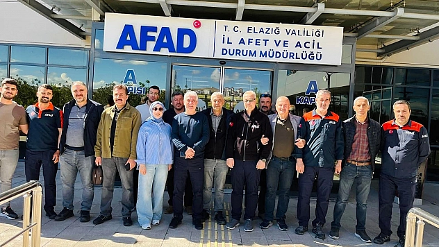Elazığ'da AFAD personeline enkazda iletişim eğitimi