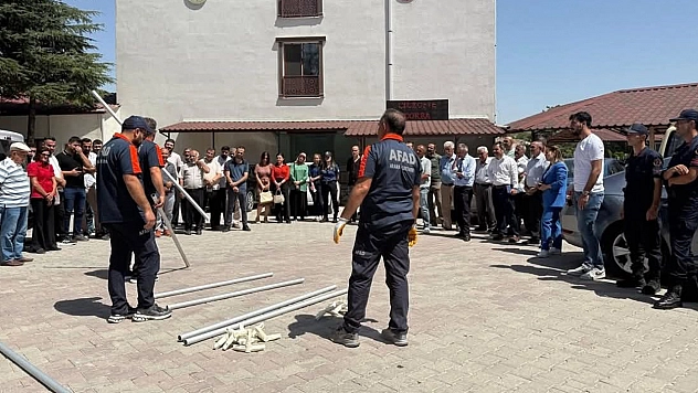 Elazığ'da afet farkındalık ve yangın eğitimi