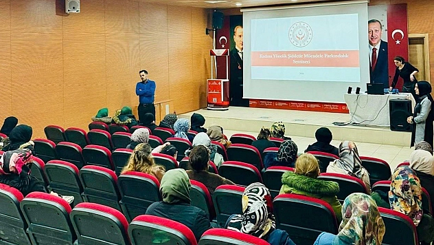 Elazığ'da aile içi şiddetle mücadele eğitimi düzenlendi