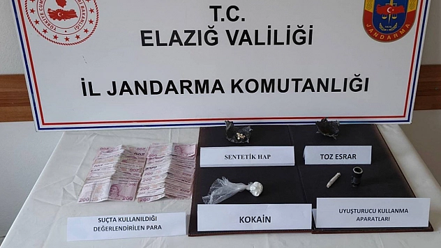 Elazığ'da araçta uyuşturucu yakalandı: 1 kişi tutuklandı