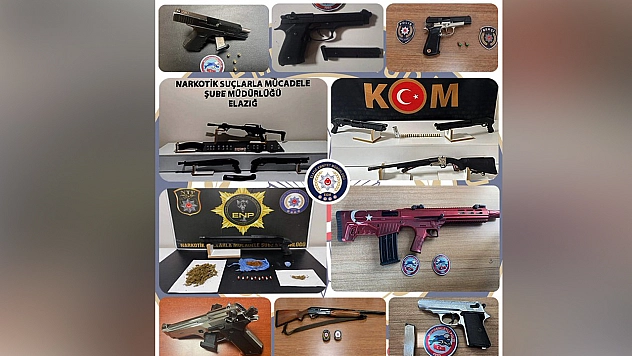 Elazığ'da aranan 70 şahıs yakalandı, tutuklandı