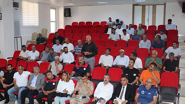 Elazığ'da Arazi Yangınlarına Karşı Koordinasyon Toplantısı Yapıldı