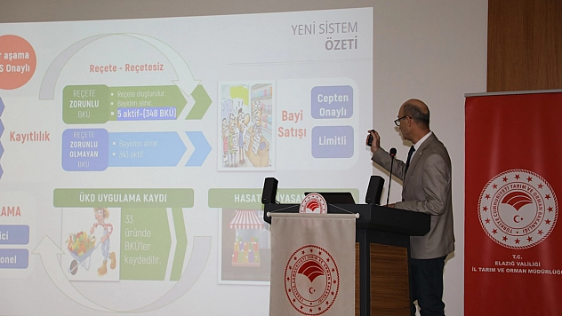 Elazığ'da B-Reçete Uygulaması için bilgilendirme toplantısı düzenlendi