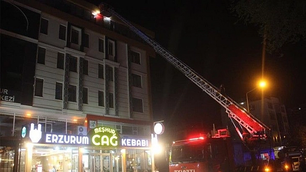 Elazığ'da baca yangını korkuttu