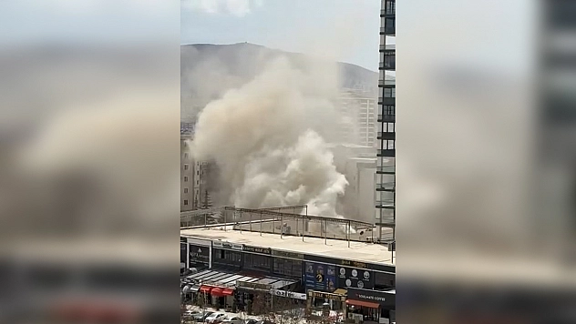 Elazığ'da baca yangını korkuttu