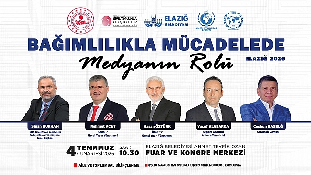 Elazığ'da bağımlılıkla mücadele paneli düzenlenecek