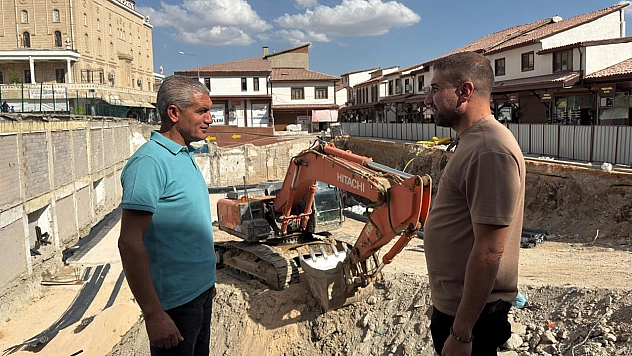 Elazığ'da Bakırcılar Çarşısı projesinde çalışmalar sürüyor