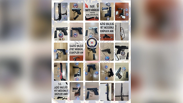 Elazığ'da bir ayda suça darbe: 89 firari tutuklandı