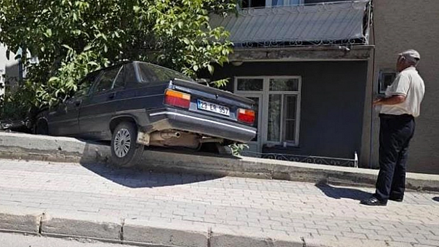 Elazığ'da bir garip kaza