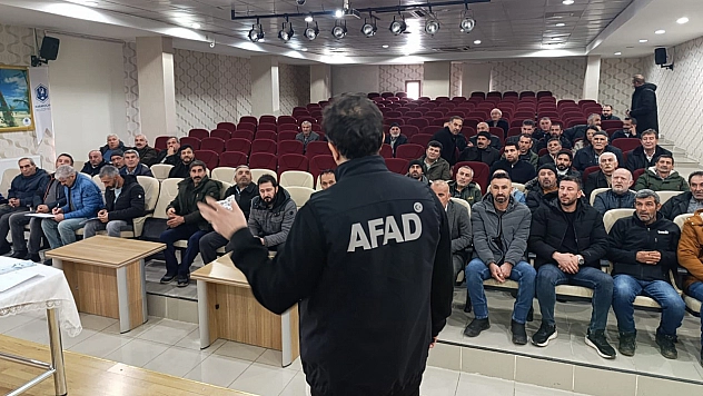 Elazığ'da çığ eğitimleri sürüyor