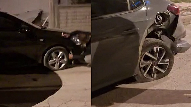 Elazığ'da dehşet anlar: Park halindeki 4 araca çarptı