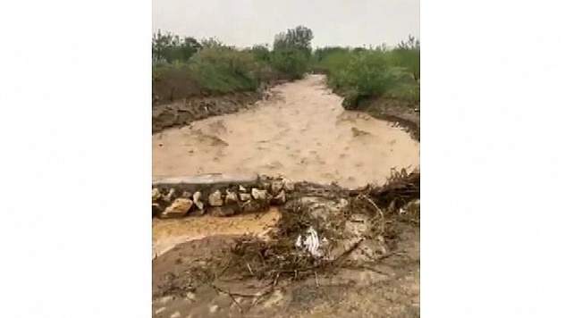 Elazığ'da Dereler Taştı, Ekili Alanlar Zarar Gördü