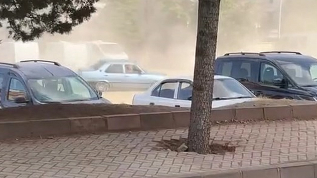 Elazığ'da drift yapan sürücü kameralara yakalandı