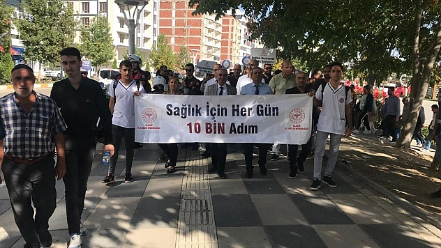 Elazığ'da Dünya Yürüyüş Günü Etkinliği