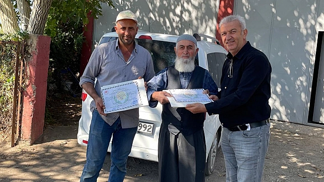 Elazığ'da EKÜY sertifikaları temiz çıkan üreticilere verildi