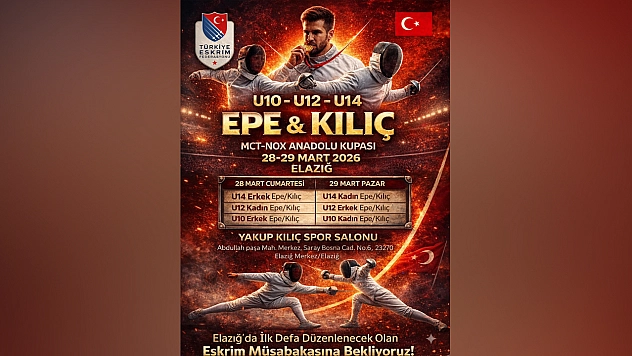 Elazığ'da Eskrim heyecanı ilk kez yaşanacak