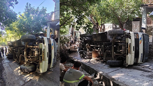 Elazığ'da faciaya ramak kaldı