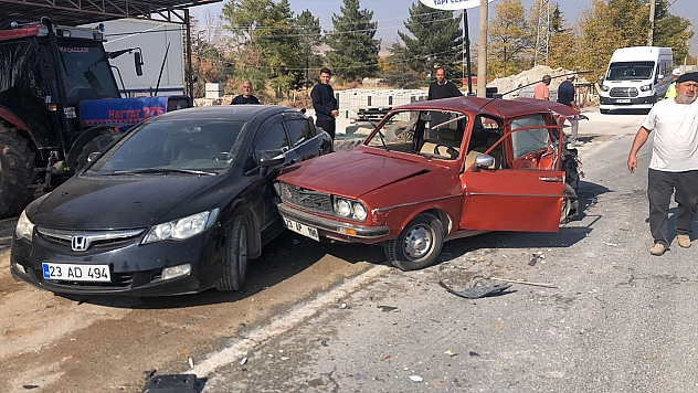 Elazığ'da feci kaza: 1 ölü