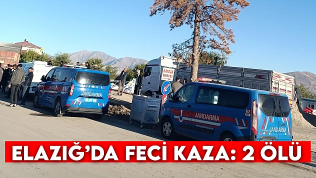 Elazığ'da feci kaza: 2 ölü