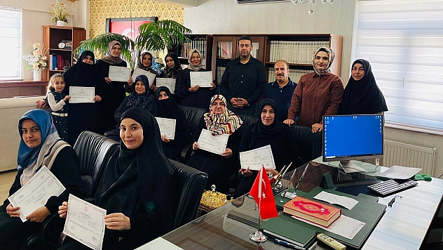 Elazığ'da gassallık kursu sona erdi