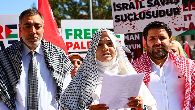 Elazığ'da Gazze için sessiz çığlık