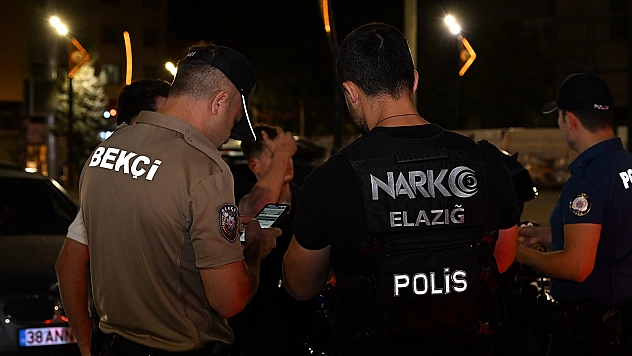 Elazığ'da gece boyu asayiş uygulaması