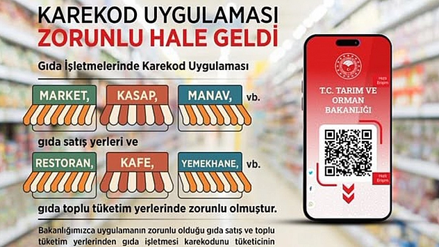 Elazığ'da gıda işletmelerinde karekod uygulaması zorunlu oldu