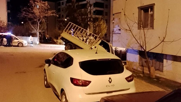 Elazığ'da ilginç kaza
