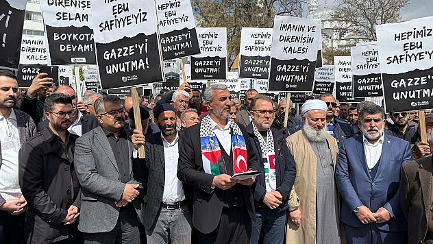 Elazığ'da İsrail Soykırımı Bir Kez Daha Protesto Edildi