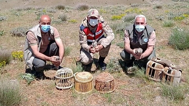 Elazığ'da kaçak avda yakalanan 3 şahsa işlem yapıldı