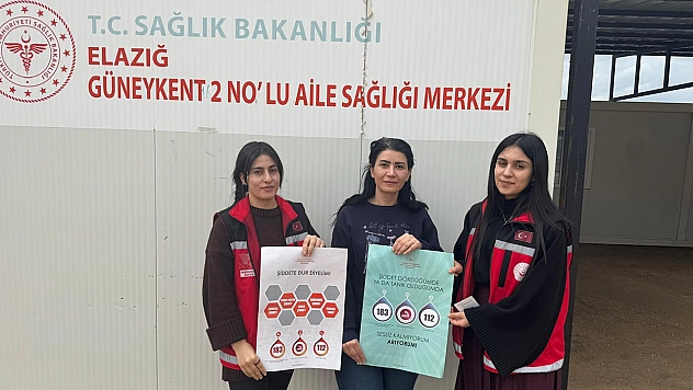 Elazığ'da kadına yönelik şiddetle mücadele çalışması