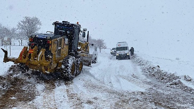 Elazığ'da Kapalı Köy Yollarının 520'si Açıldı