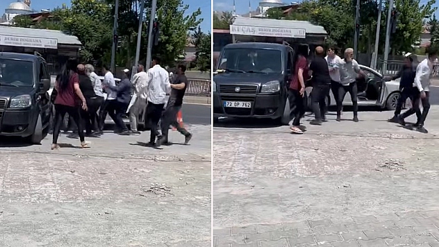 Elazığ'da kazadan sonra taraflar birbirine girdi