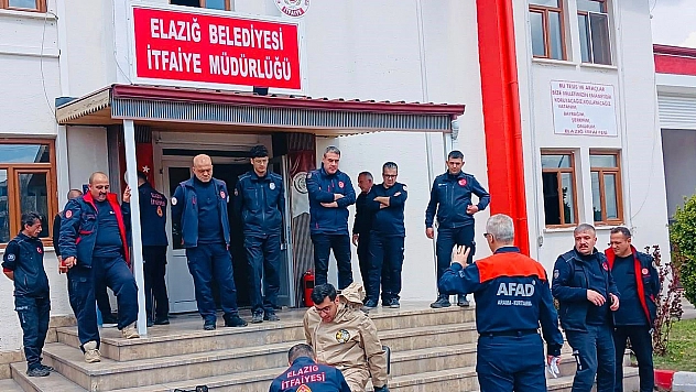 Elazığ'da KBRN tehditlerine karşı itfaiye personeline eğitim