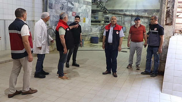 Elazığ'da kırmızı et kesimhaneleri denetlendi