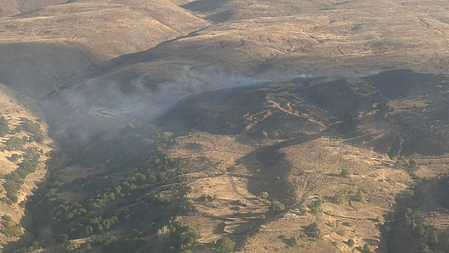 Elazığ'da kırsal alanda yangın çıktı