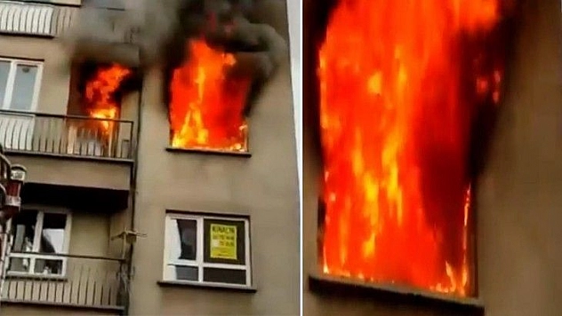 Elazığ'da Korkutan Ev Yangını