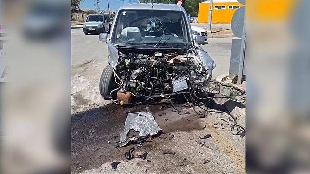 Elazığ'da korkutan kaza: 1 yaralı