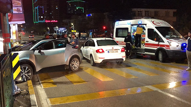 Elazığ'da korkutan kaza: 2 yaralı