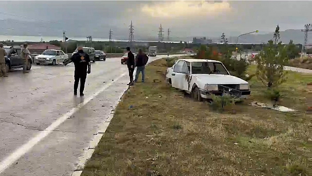 Elazığ'da korkutan kaza: 2 yaralı