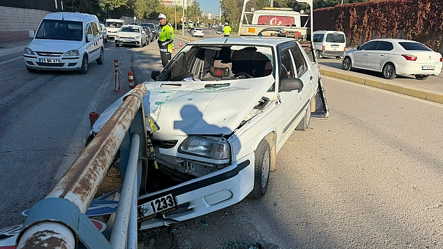 Elazığ'da korkutan kaza!