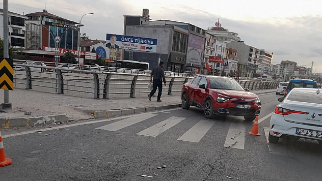 Elazığ'da korkutan kaza