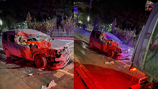 Elazığ'da korkutan kaza