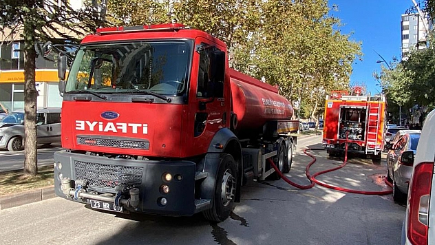 Elazığ'da korkutan yangın!