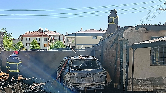 Elazığ'da korkutan yangın!