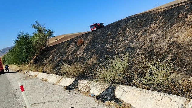 Elazığ'da korkutan yangın