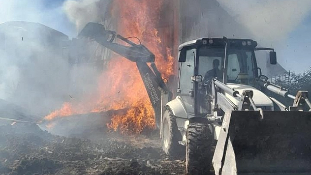 Elazığ'da korkutan yangın
