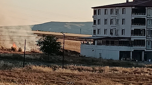 Elazığ'da korkutan yangın!