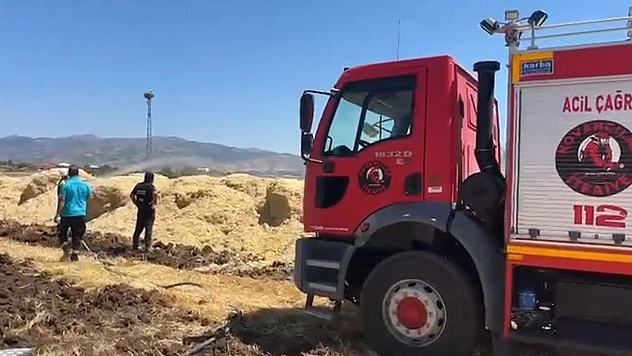Elazığ'da korkutan yangın