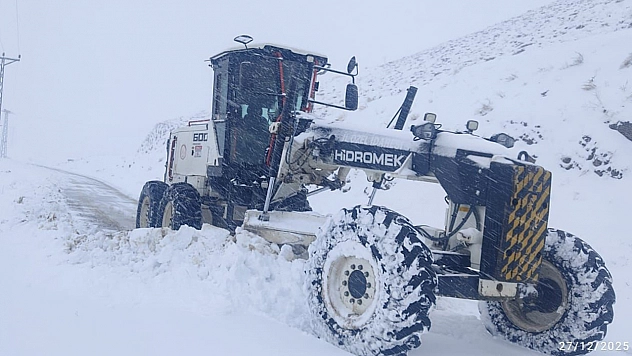 Elazığ'da köy yolları ulaşıma açıldı